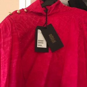 Balmain h&m silk top